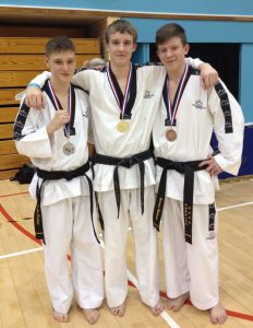 Kyle Foster Sam O'Neill Connor Redman MartialArts4Fun TAGB South West Championships Sport South Devon