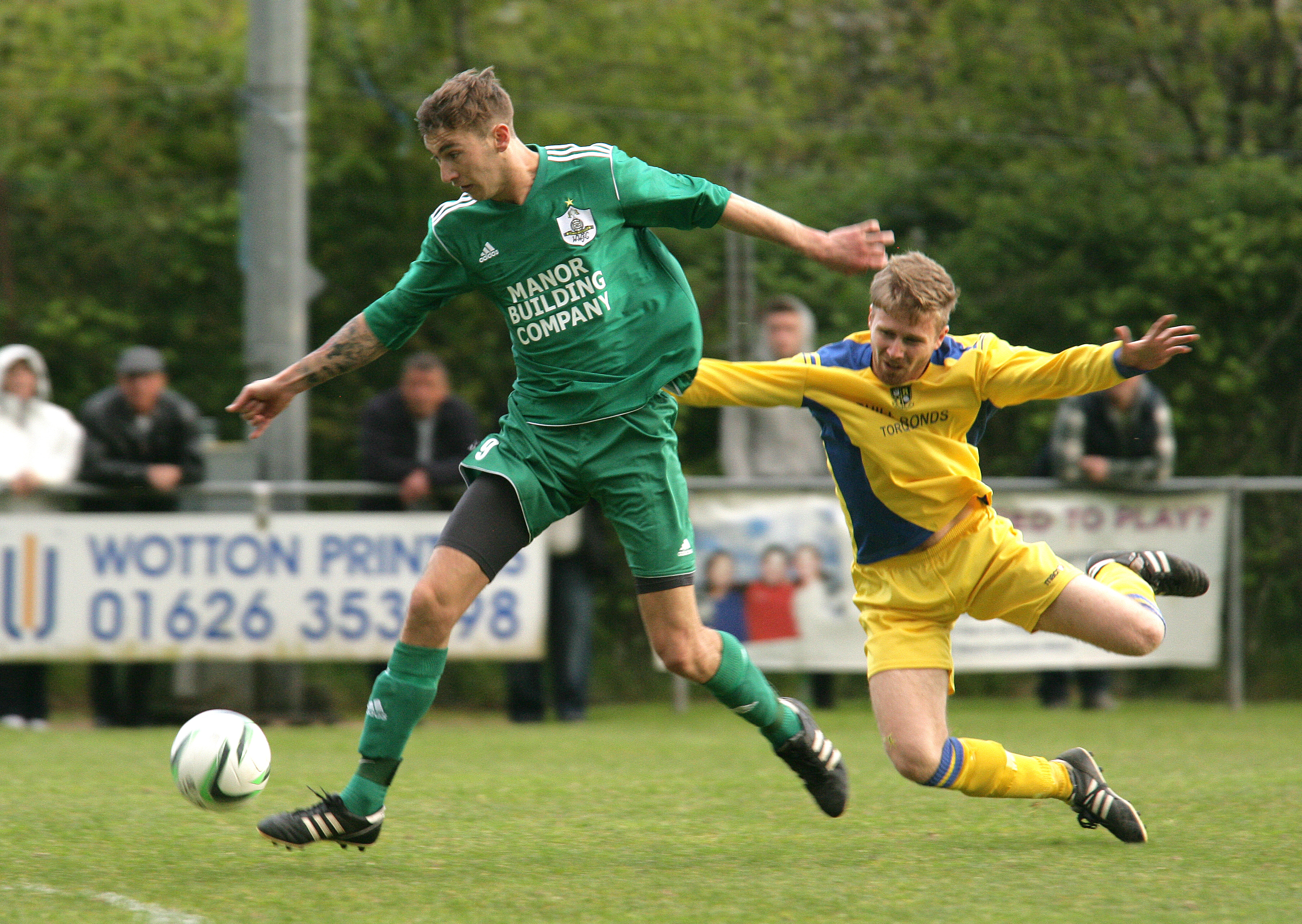 Sean Finch Watcombe Wanderers Buckland Athletic Reserves Sport South Devon Herald Cup Final 2013