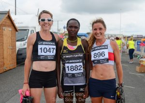 torbay half marathon lucy acallister gladys yator jenny jagger run fast sport south devon