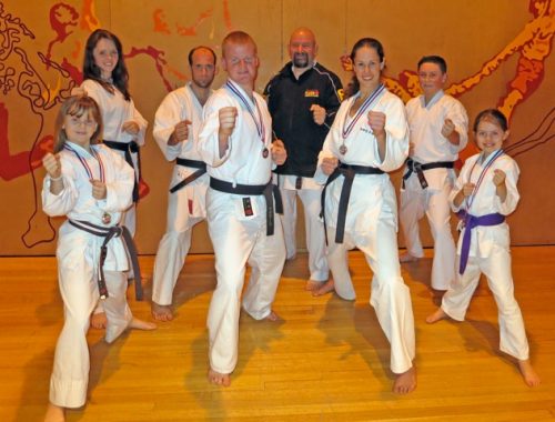 Ivybridge karate club team tsutahashi sport south devon