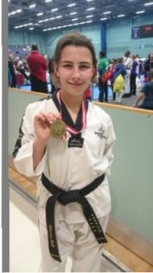 Shawna Shows off her Gold from March's TAGB English Championships