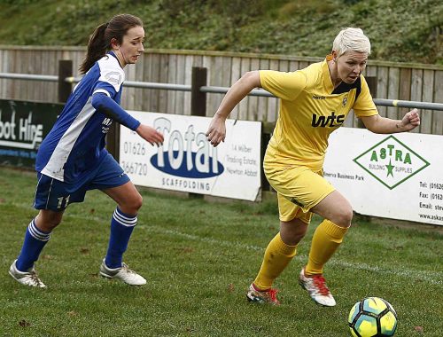 hayley chamberlain buckland athletic ladies v plympton ladies